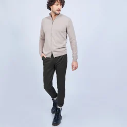 Montagut Cashmere zipper waistcoat without pockets - Marc Antoine