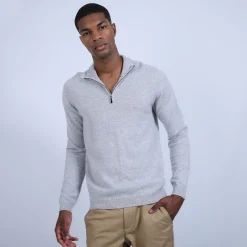 Montagut Cashmere zip-up 2-ply jumper - Emile