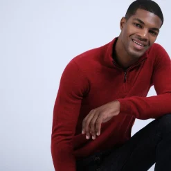 Montagut Cashmere zip-up 2-ply jumper - Emile