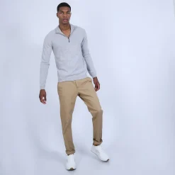 Montagut Cashmere zip-up 2-ply jumper - Emile