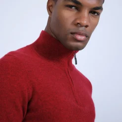 Montagut Cashmere zip-up 2-ply jumper - Emile