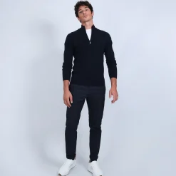Montagut Cashmere zip-up 2-ply jumper - Emile