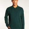 Montagut Cashmere Zip-Up Polo Shirt - Taylor
