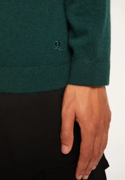 Montagut Cashmere Zip-Up Polo Shirt - Taylor