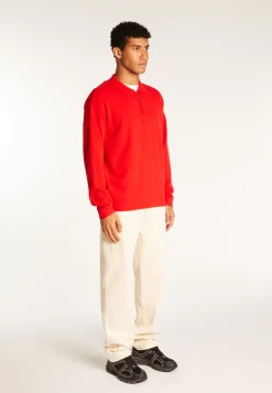 Montagut Cashmere Zip-Up Polo Shirt - Taylor