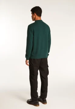 Montagut Cashmere Zip-Up Polo Shirt - Taylor