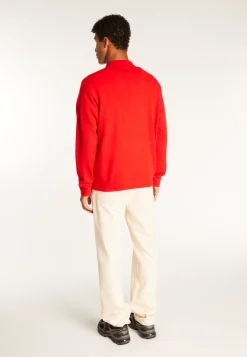 Montagut Cashmere Zip-Up Polo Shirt - Taylor