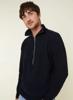 Montagut Cashmere-blend turtleneck sweater - French