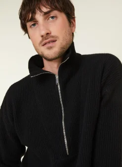 Montagut Cashmere-blend turtleneck sweater - French