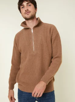Montagut Cashmere-blend turtleneck sweater - French