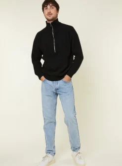 Montagut Cashmere-blend turtleneck sweater - French