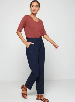Montagut Casual linen pants - Toscane