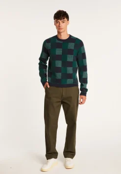 Montagut Checkered cashmere sweater - Amadeo