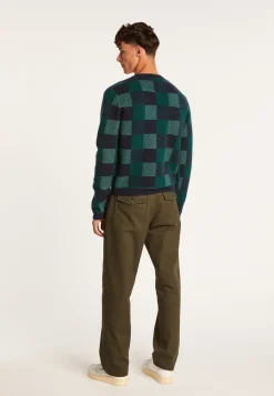 Montagut Checkered cashmere sweater - Amadeo