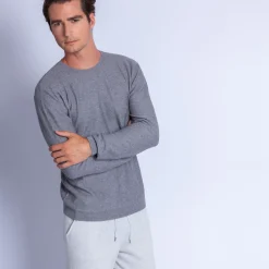 Montagut Cotton and cashmere crew neck jumper - Hizoka