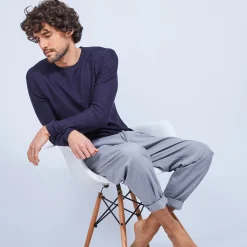 Montagut Cotton and cashmere crew neck jumper - Hizoka