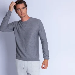 Montagut Cotton and cashmere crew neck jumper - Hizoka