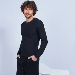 Montagut Cotton and cashmere crew neck jumper - Hizoka