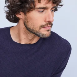 Montagut Cotton and cashmere crew neck jumper - Hizoka