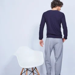 Montagut Cotton and cashmere crew neck jumper - Hizoka