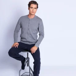 Montagut Cotton and cashmere zip-up cardigan - Hiro