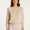 Montagut Cotton and linen crew neck sweater - Nicky