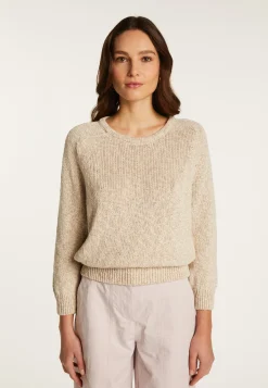 Montagut Cotton and linen crew neck sweater - Nicky