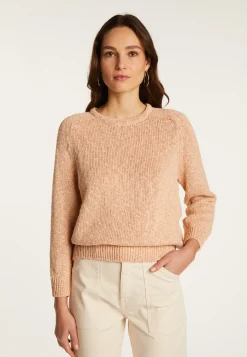 Montagut Cotton and linen crew neck sweater - Nicky