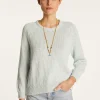 Montagut Cotton and linen crew neck sweater - Nicky