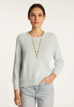 Montagut Cotton and linen crew neck sweater - Nicky