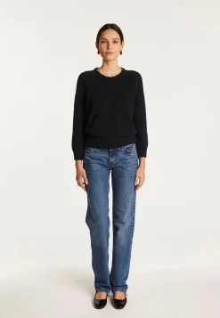 Montagut Cotton and linen crew neck sweater - Nicky