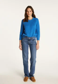 Montagut Cotton and linen crew neck sweater - Nicky