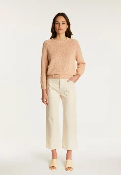 Montagut Cotton and linen crew neck sweater - Nicky
