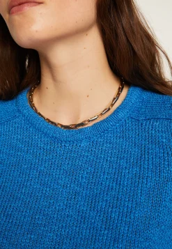 Montagut Cotton and linen crew neck sweater - Nicky