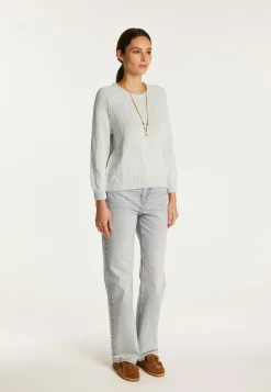 Montagut Cotton and linen crew neck sweater - Nicky