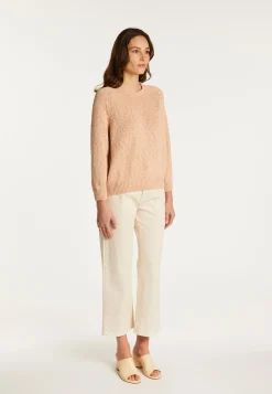 Montagut Cotton and linen crew neck sweater - Nicky