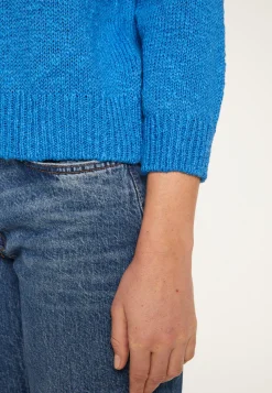 Montagut Cotton and linen crew neck sweater - Nicky