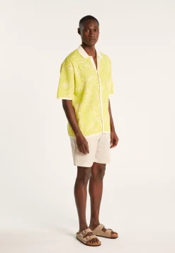 Montagut Cotton and linen patterned shirt - Ismael