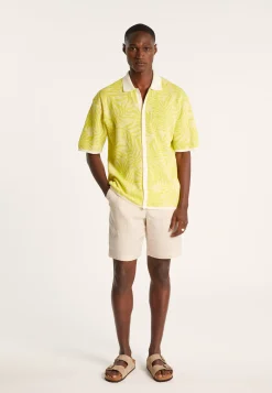 Montagut Cotton and linen patterned shirt - Ismael