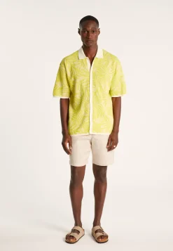 Montagut Cotton and linen patterned shirt - Ismael