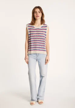 Montagut Cotton and Linen Tank Top - Naomie