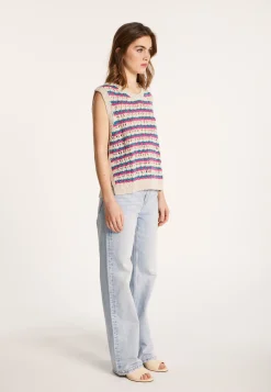 Montagut Cotton and Linen Tank Top - Naomie