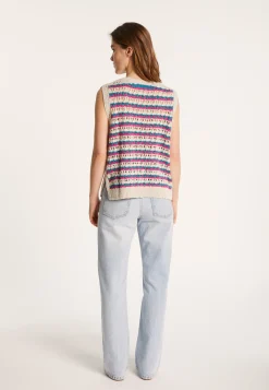 Montagut Cotton and Linen Tank Top - Naomie