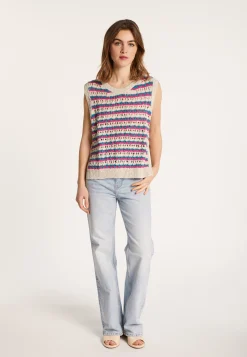 Montagut Cotton and Linen Tank Top - Naomie