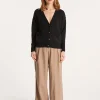 Montagut Cotton and linen V-neck cardigan - Nais