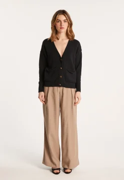 Montagut Cotton and linen V-neck cardigan - Nais