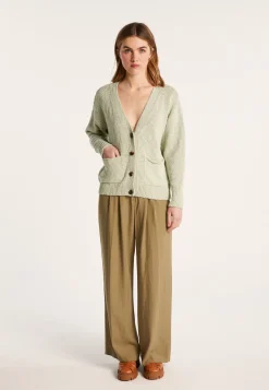 Montagut Cotton and linen V-neck cardigan - Nais