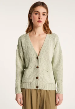 Montagut Cotton and linen V-neck cardigan - Nais