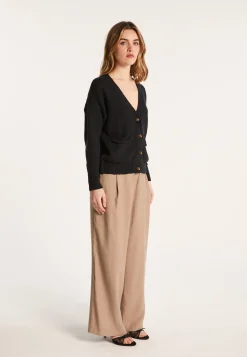 Montagut Cotton and linen V-neck cardigan - Nais