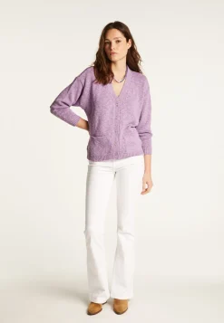 Montagut Cotton and linen V-neck cardigan - Thais